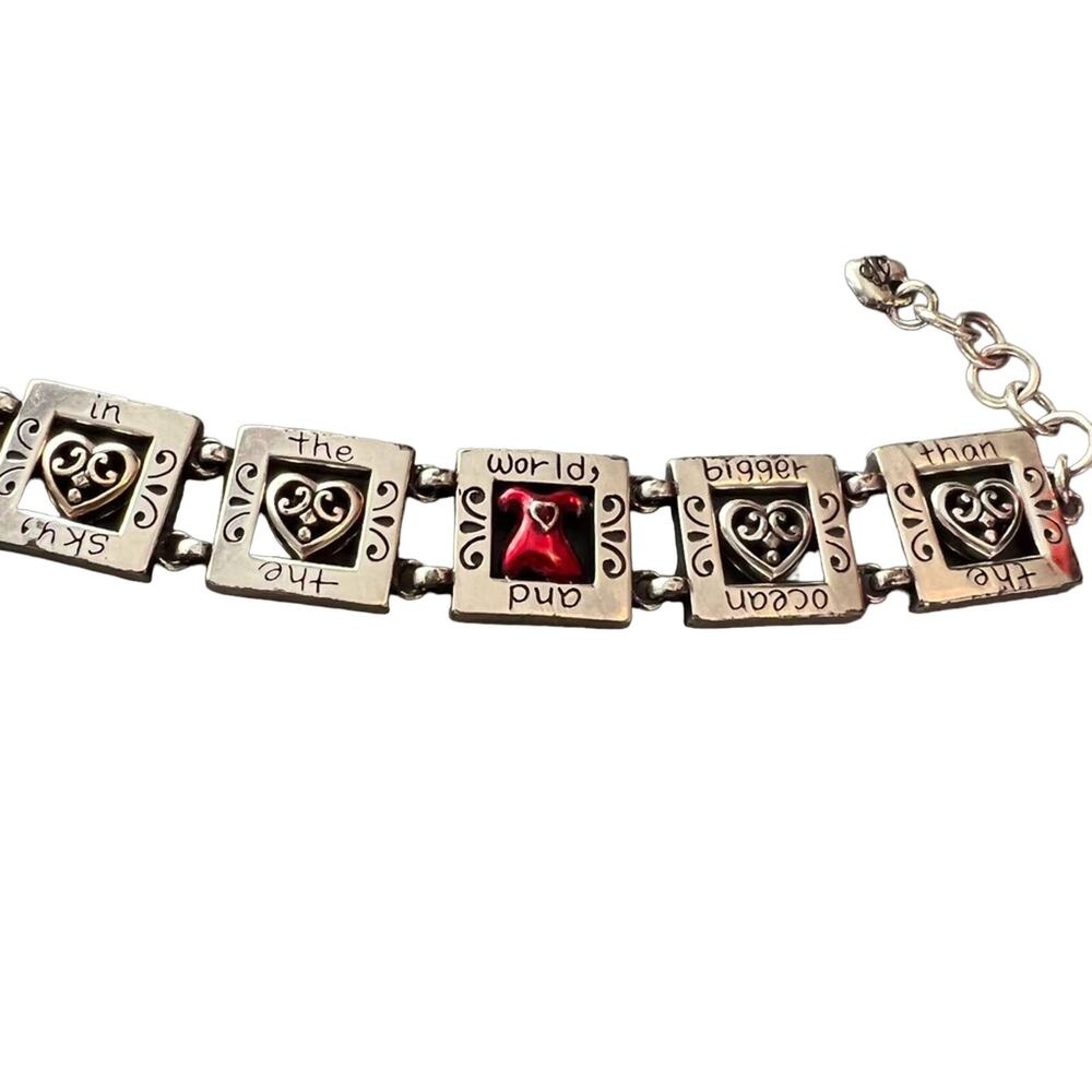 Brighton Silver Tone Inspirational Bracelet